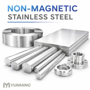 Barras, placas, bobinas y componentes mecanizados de acero inoxidable no magnético para aplicaciones marinas, médicas y de precisión