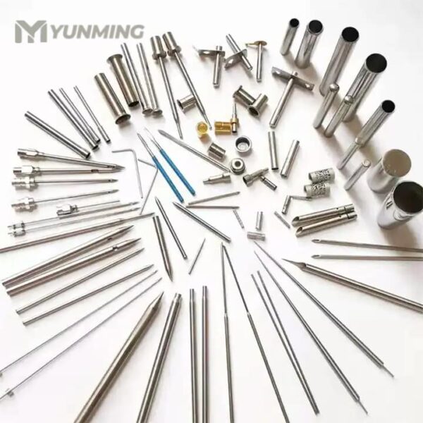 Custom stainless steel needle tube components with various precision tips