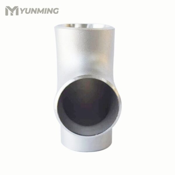 Equal Tee Front View – Butt Weld Stainless Steel Fitting