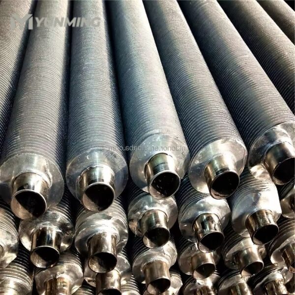 Stainless steel finned tube bundle for heat exchangers