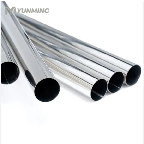 High-gloss polished stainless steel sanitary pipes