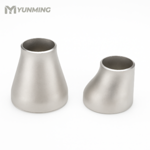 Stainless steel concentric and eccentric reducers used in industrial pipeline systems
