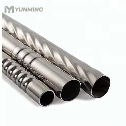 twisted stainless steel tube decorative 304 316 supplier