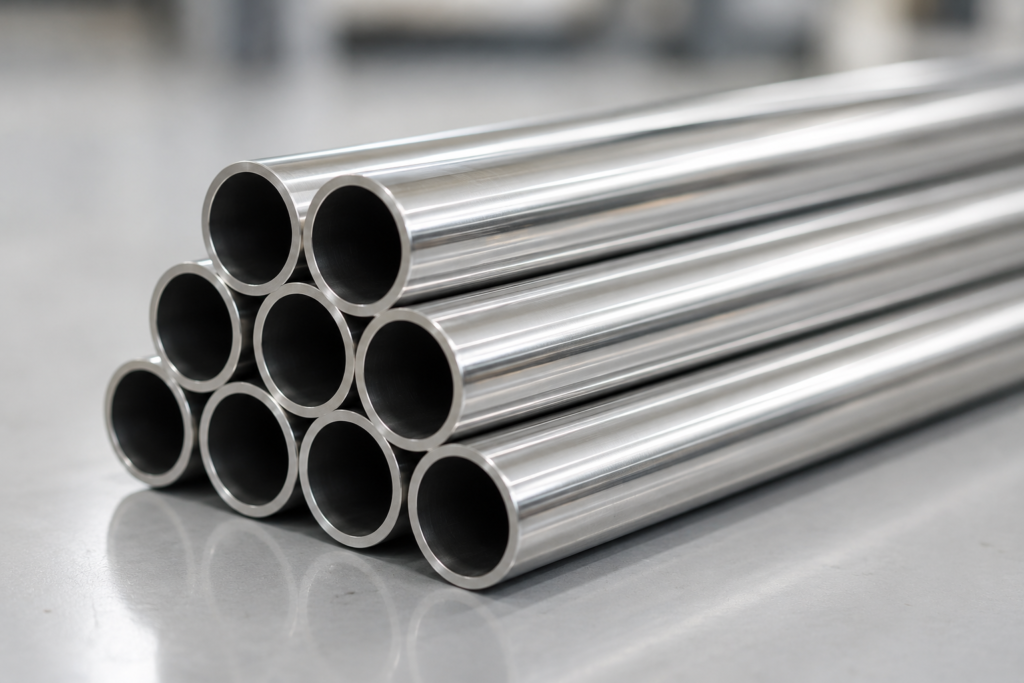 Polished 316L stainless steel tubes for industrial applications