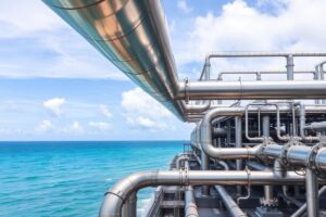 2205 duplex stainless steel piping used in offshore oil and gas applications