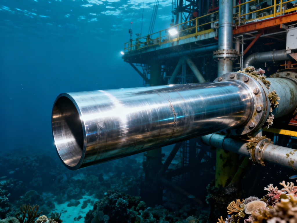 2507 super duplex stainless steel subsea piping in marine environment